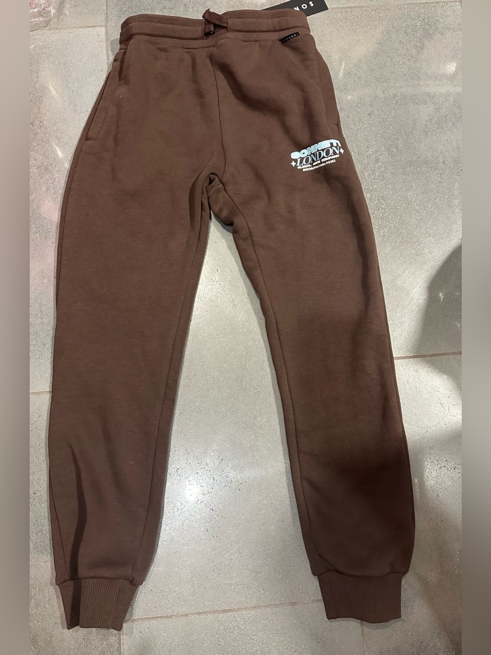 Sonneti New Large Boys Jogger Sweatpants Brown